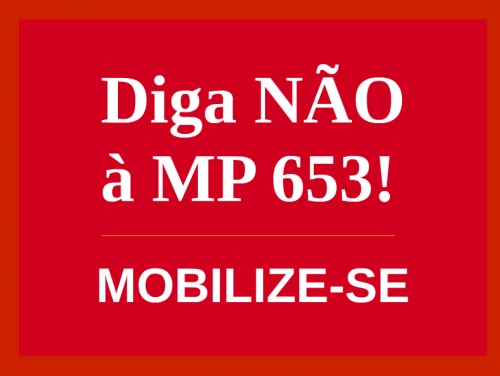 Deputados e senadores, não brinquem com a saúde do povo!